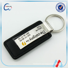 Llavero de cuero en relieve personalizado